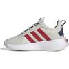 adidas Kids’ Racer TR23 Lace-Up Sneaker(Orbit Grey/Better Scarlet/Shadow Navy)
