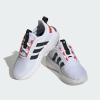 adidas Kids’ Racer TR23 Lace-Up Sneaker(White/Core Black/Red)