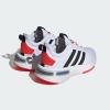 adidas Kids’ Racer TR23 Lace-Up Sneaker(White/Core Black/Red)