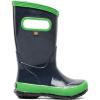 BOGS Rainboot Solid Kids Toddler-Youth Boot(Navy/Green)