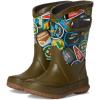 BOGS Unisex-Child Kids Rainboot Rain Boot(Army Green Multi)