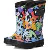 BOGS Unisex-Child Kids Rainboot Rain Boot(Black Multi)