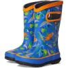 BOGS Unisex-Child Kids Rainboot Rain Boot(Blue Multi)