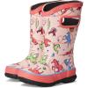 BOGS Unisex-Child Kids Rainboot Rain Boot(Pink Multi)