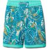 Columbia Boys Sandy Shores Boardshort, Moisture-Wicking, UV Sun Protection(Deep Marine King Palms)