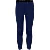 Hot Chillys Youth Peach Skins Lightweight Relaxed Fit Base Layer Bottoms | Warm Moisture-Wicking Thermal Underwear Ski Pants(Navy)