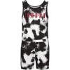 Jordan Girl’s Tie-Dye Romper (Little Kids)(Black/Tie-dye)