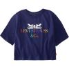 Levi’s Girls’ High Rise Graphic T-Shirt(Blue Two Horse)