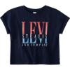 Levi’s Girls’ High Rise Graphic T-Shirt(Outer Space)