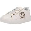Michael Kors Girl’s Jordana Poppy Sneaker(White)