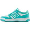 New Balance Kids’ 480 V1 Lace-up Sneaker(Airyteal/White)
