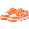 New Balance Kids’ 480 V1 Lace-up Sneaker(Hot Mango/White)