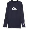 Quiksilver Boys All Time Long Sleeve Boy Rashguard Surf Shirt(Navy Blazer at)