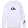 Quiksilver Boys All Time Long Sleeve Boy Rashguard Surf Shirt(White)