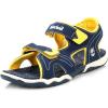 Timberland Unisex-Child Adventure Seeker 2-Strap-T-K Sandal(Dark Blue/Yellow)