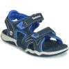 Timberland Unisex-Child Adventure Seeker 2-Strap-T-K Sandal(Navy)