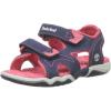 Timberland Unisex-Child Adventure Seeker 2-Strap-T-K Sandal(Navy With Pink)