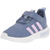 adidas Kids’ Racer TR23 Lace-Up Sneaker(Crew Blue/Bliss Lilac/Blue Dawn)