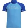 adidas Kids’ Standard Short Sleeve Rash Guard(Pulse Blue/Team Royal Blue)