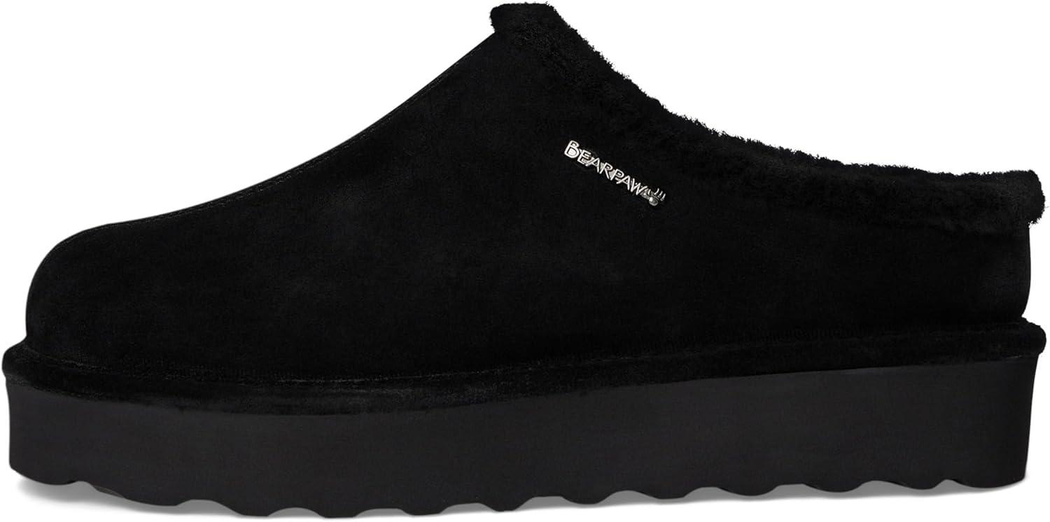 imageBEARPAW Womens Izzy Platform Lo SlipperBlack Ii