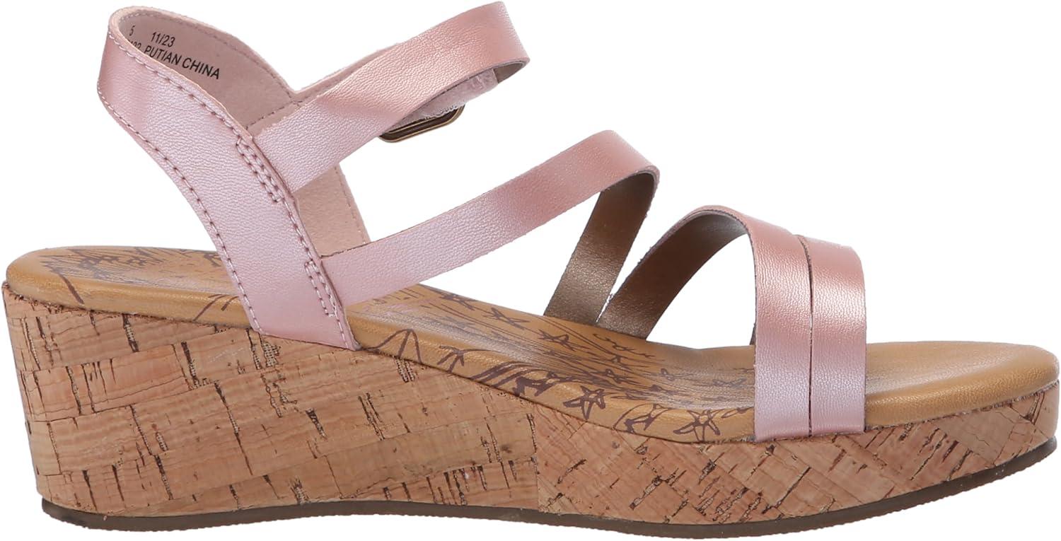 imageBlowfish Malibu Girls Livk Little Big Kid Wedge SandalSoft Lotus