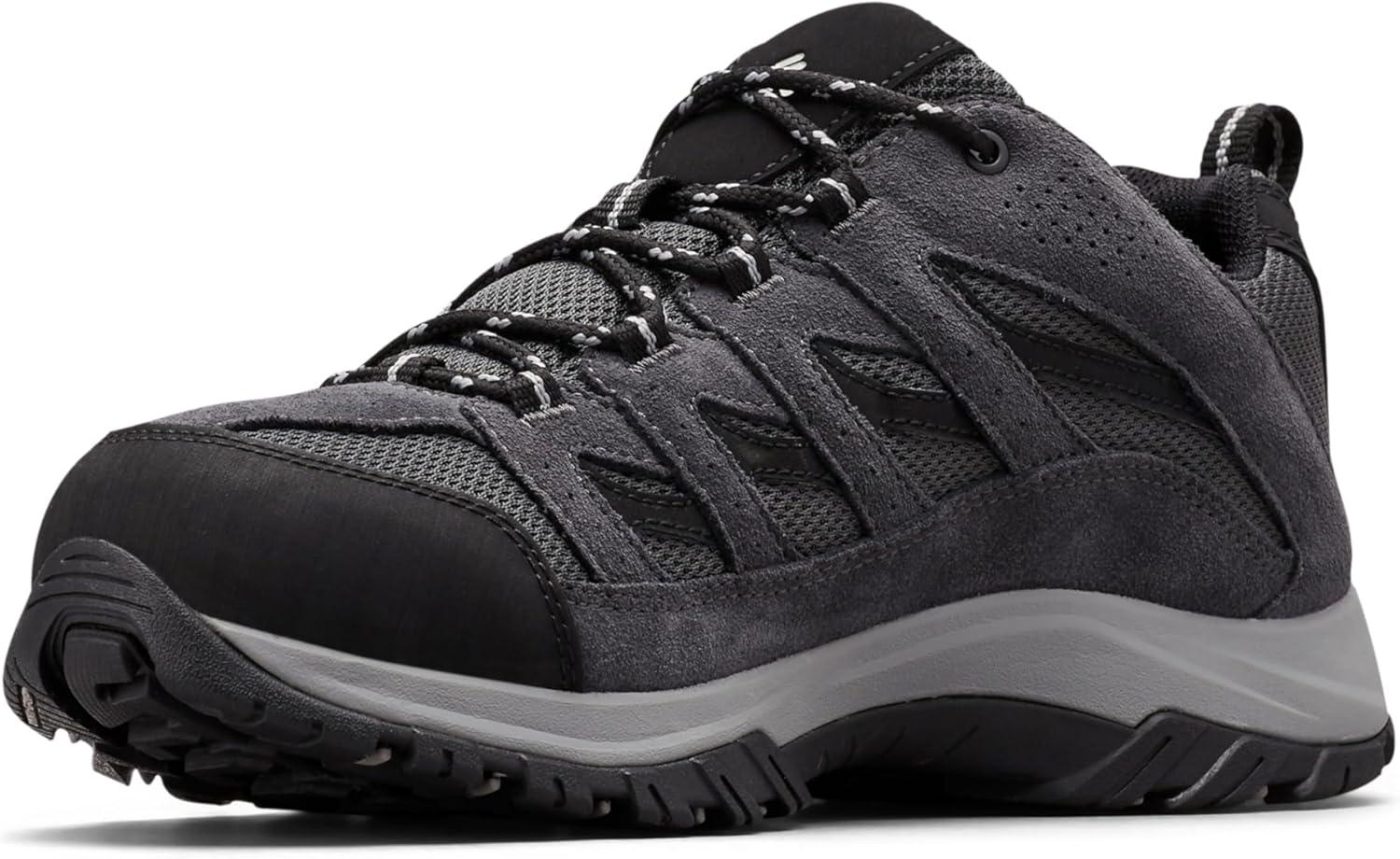 imageColumbia Mens Newton Ridge Plus II Suede Waterproof Boot Wide Breathable HighTraction GripBlackGraphite