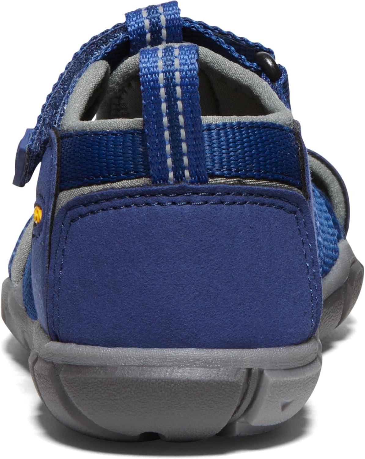 imageKEEN Boys Seacamp II CNX Sandal Little KidBlue DepthsGargoyle