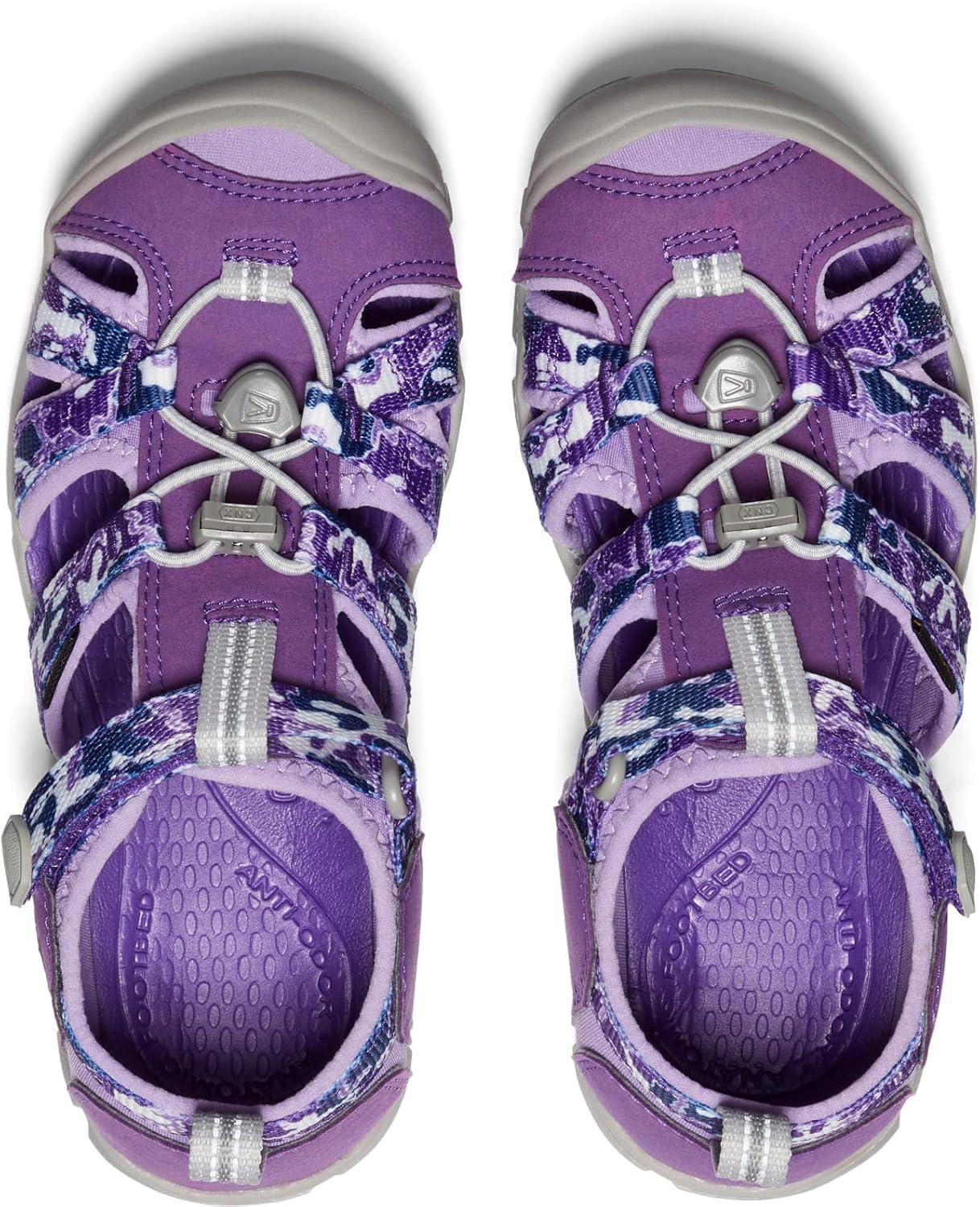 imageKEEN Boys Seacamp II CNX Sandal Little KidCamoTillandsia Purple