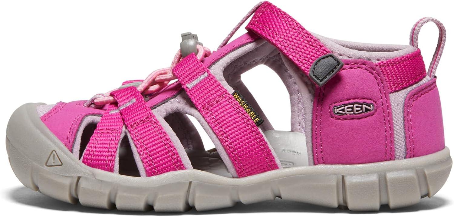 imageKEEN Boys Seacamp II CNX Sandal Little KidVery BerryDawn Pink