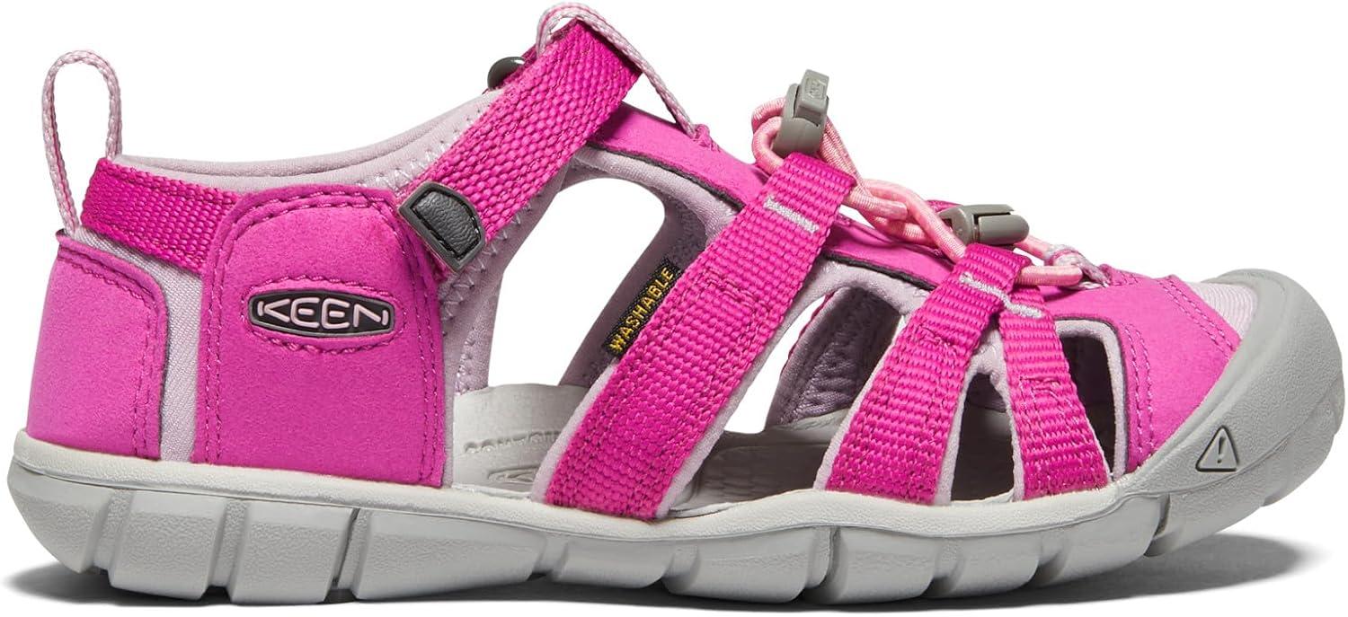 imageKEEN Boys Seacamp II CNX Sandal Little KidVery BerryDawn Pink