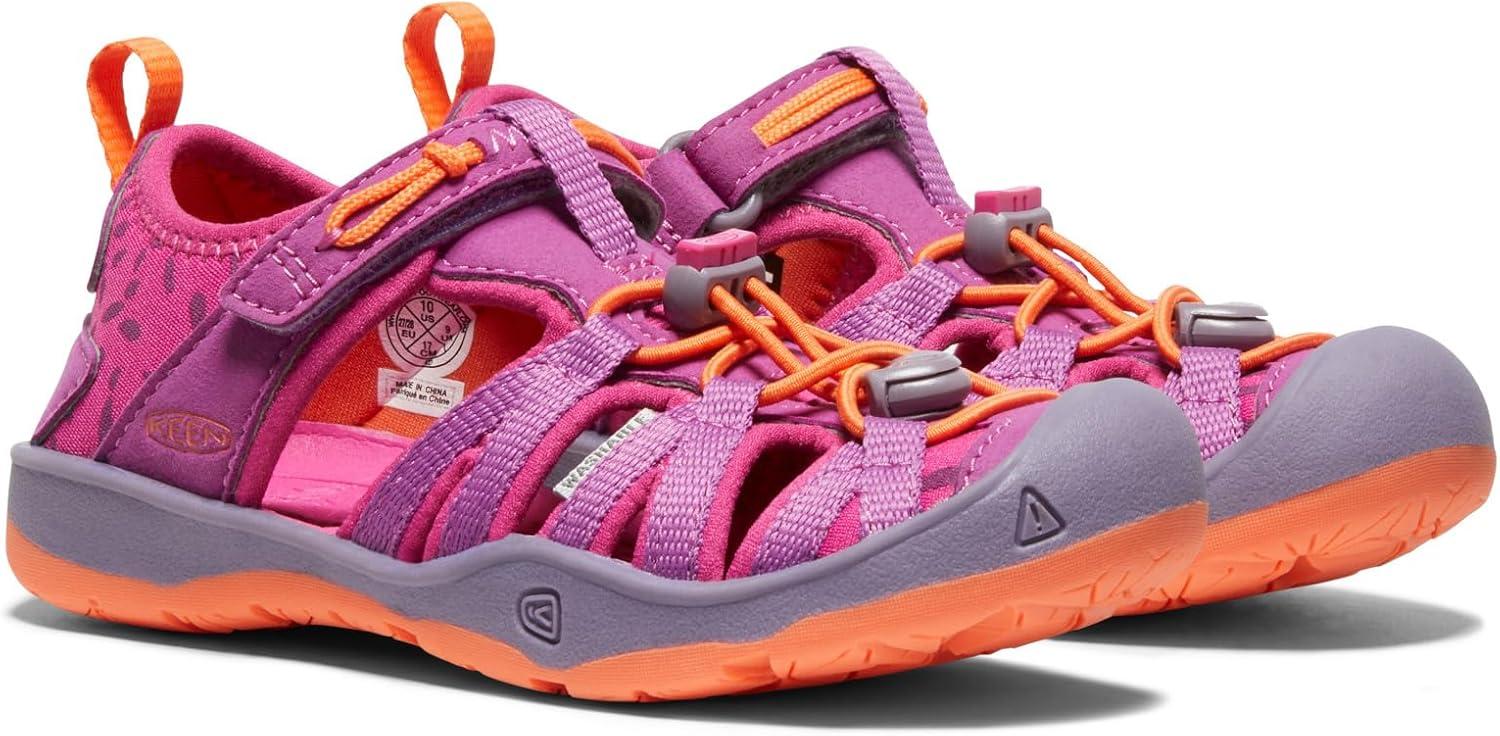 imageKEEN Kids Moxie Closed Toe SandalsPurple WineNasturtium