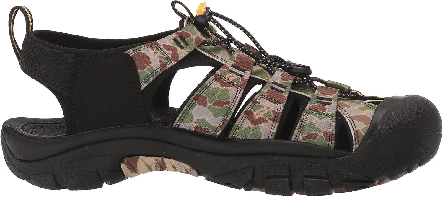 imageKEEN Mens Newport H2 Closed Toe Water SandalFisheye Camouflage