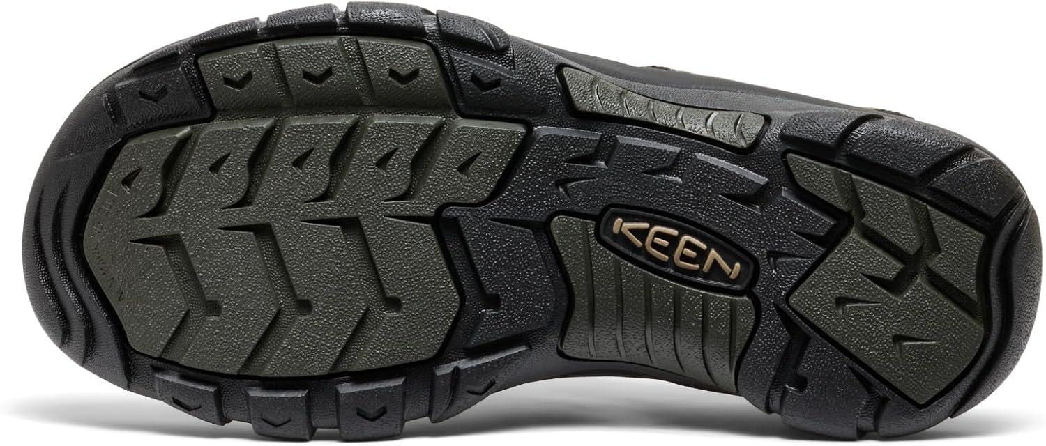 imageKEEN Mens Newport H2 Closed Toe Water SandalForest NightBlack