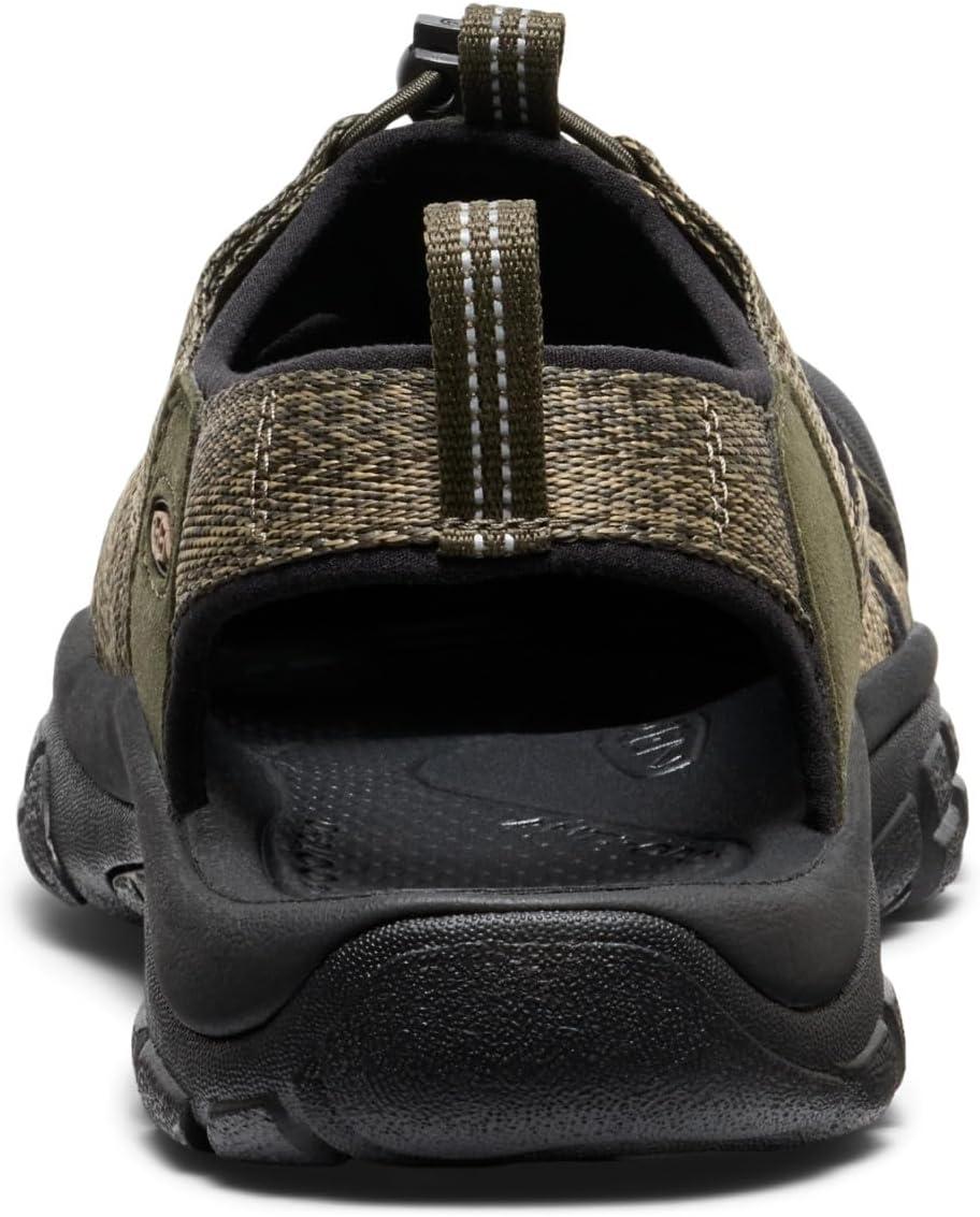 imageKEEN Mens Newport H2 Closed Toe Water SandalForest NightBlack