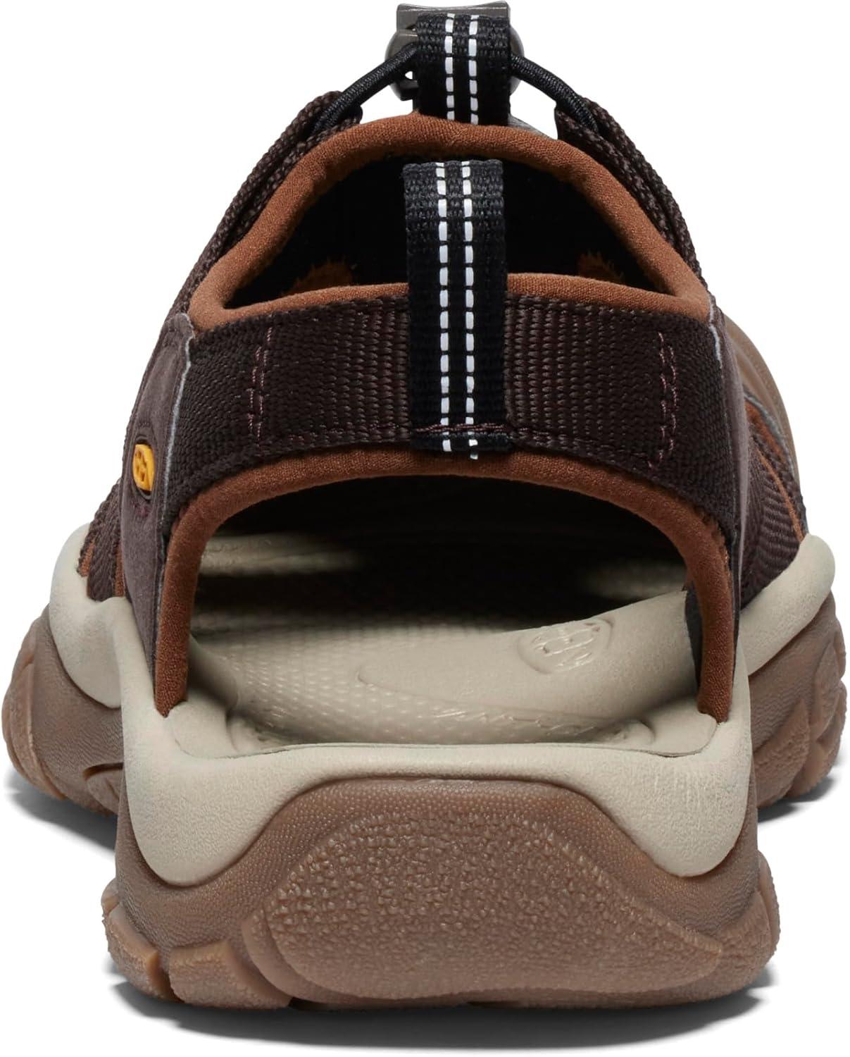 imageKEEN Mens Newport H2 Closed Toe Water SandalJavaGolden Yellow