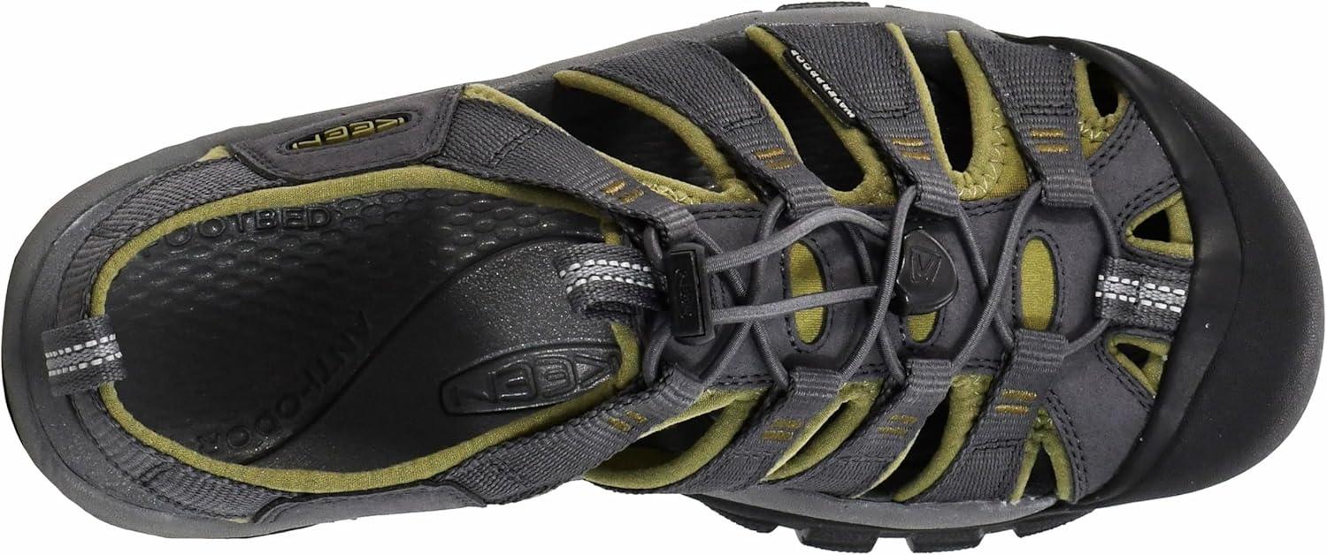imageKEEN Mens Newport H2 Closed Toe Water SandalMagnetOlive Drab