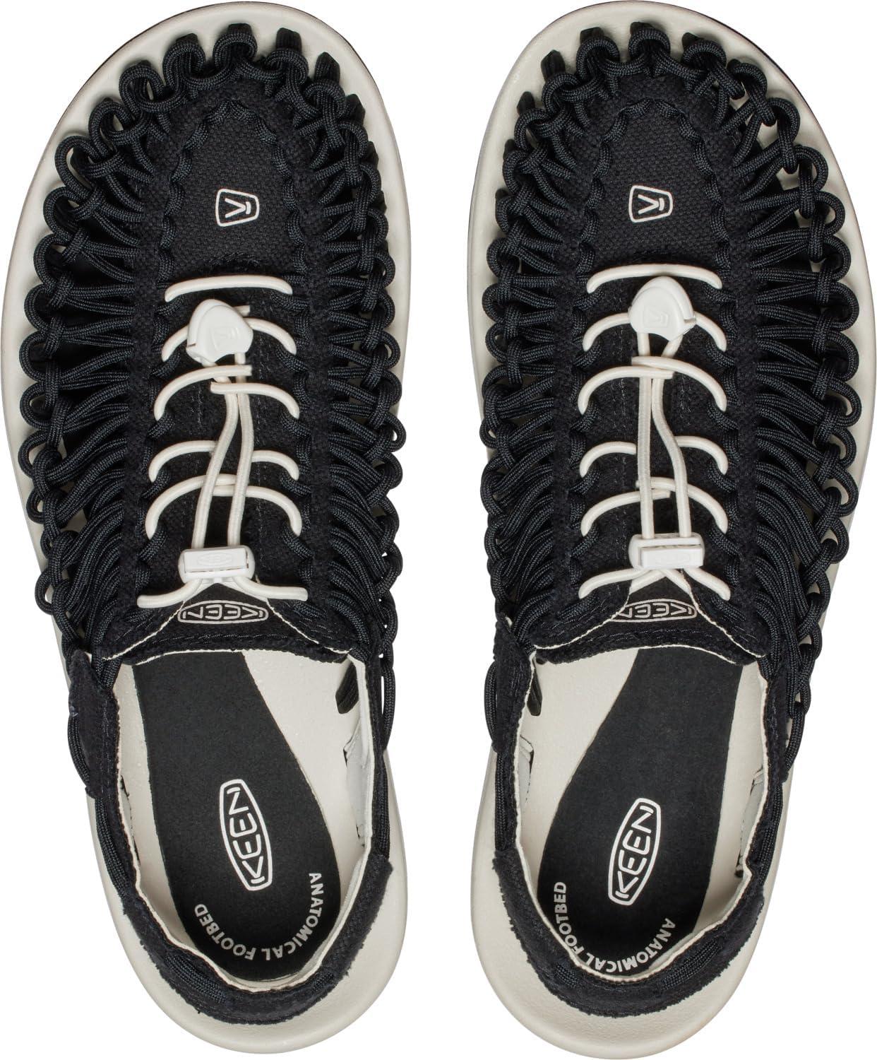 imageKEEN Mens Uneek Classic Two Cord SandalsBlackBirch