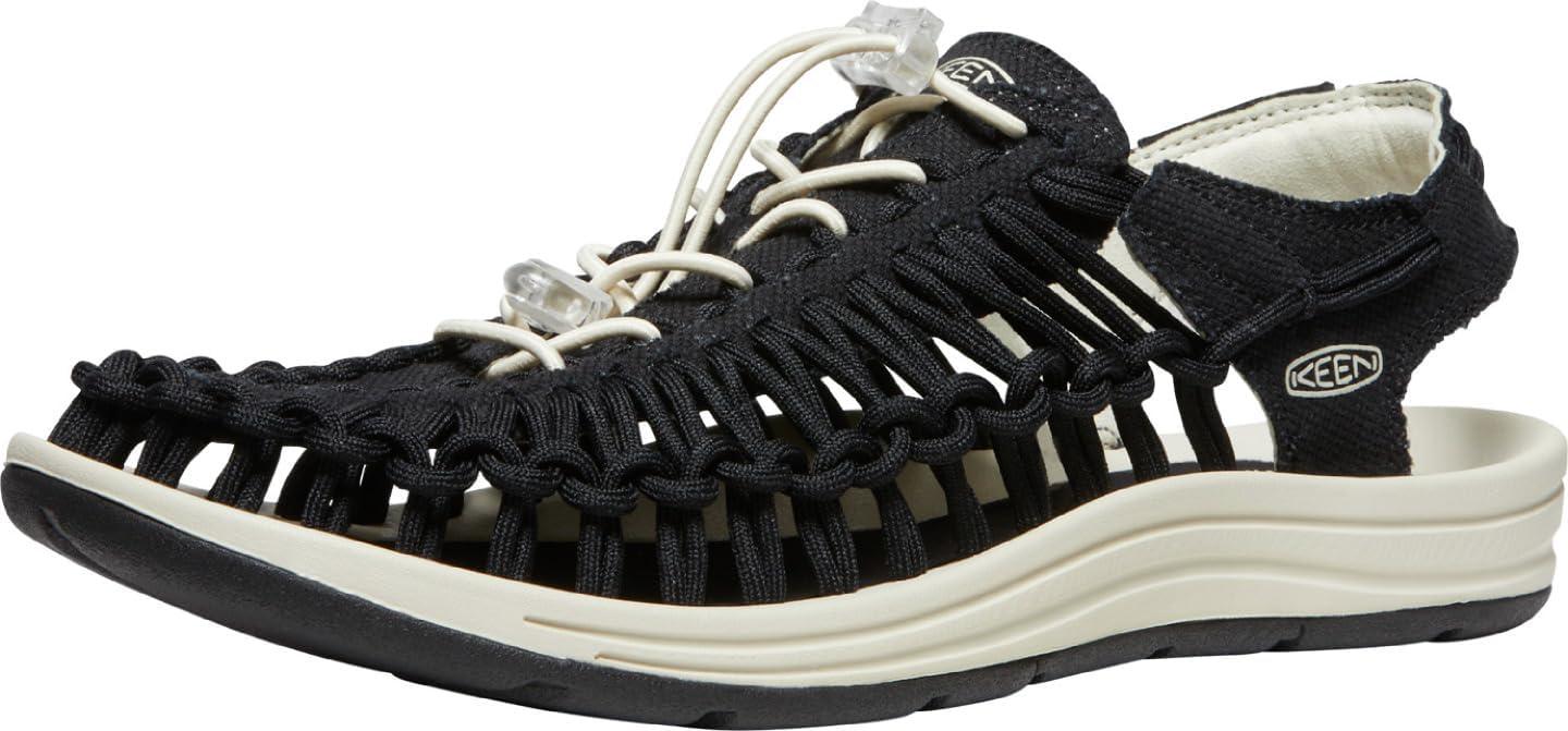 imageKEEN Mens Uneek Classic Two Cord SandalsBlackBirch