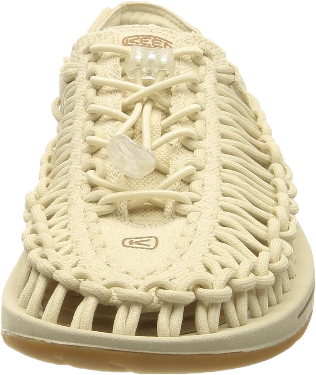 imageKEEN Mens Uneek Classic Two Cord SandalsNatural CanvasBirch