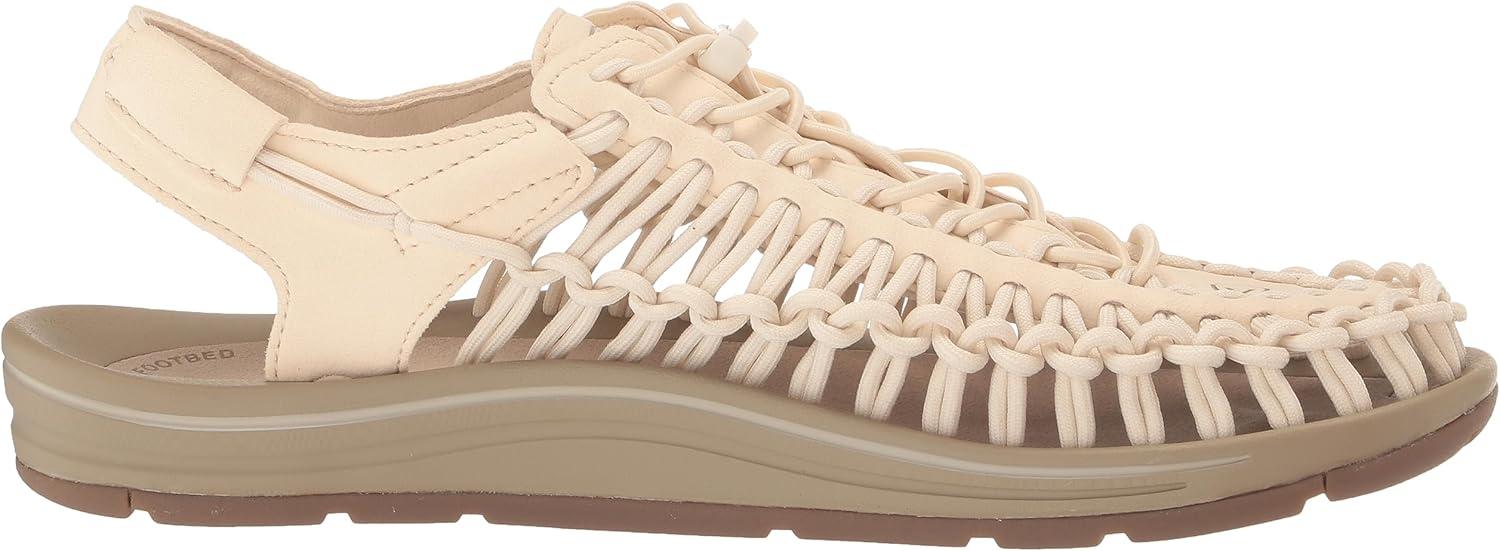 imageKEEN Mens Uneek Classic Two Cord SandalsWhite CapCornstalk