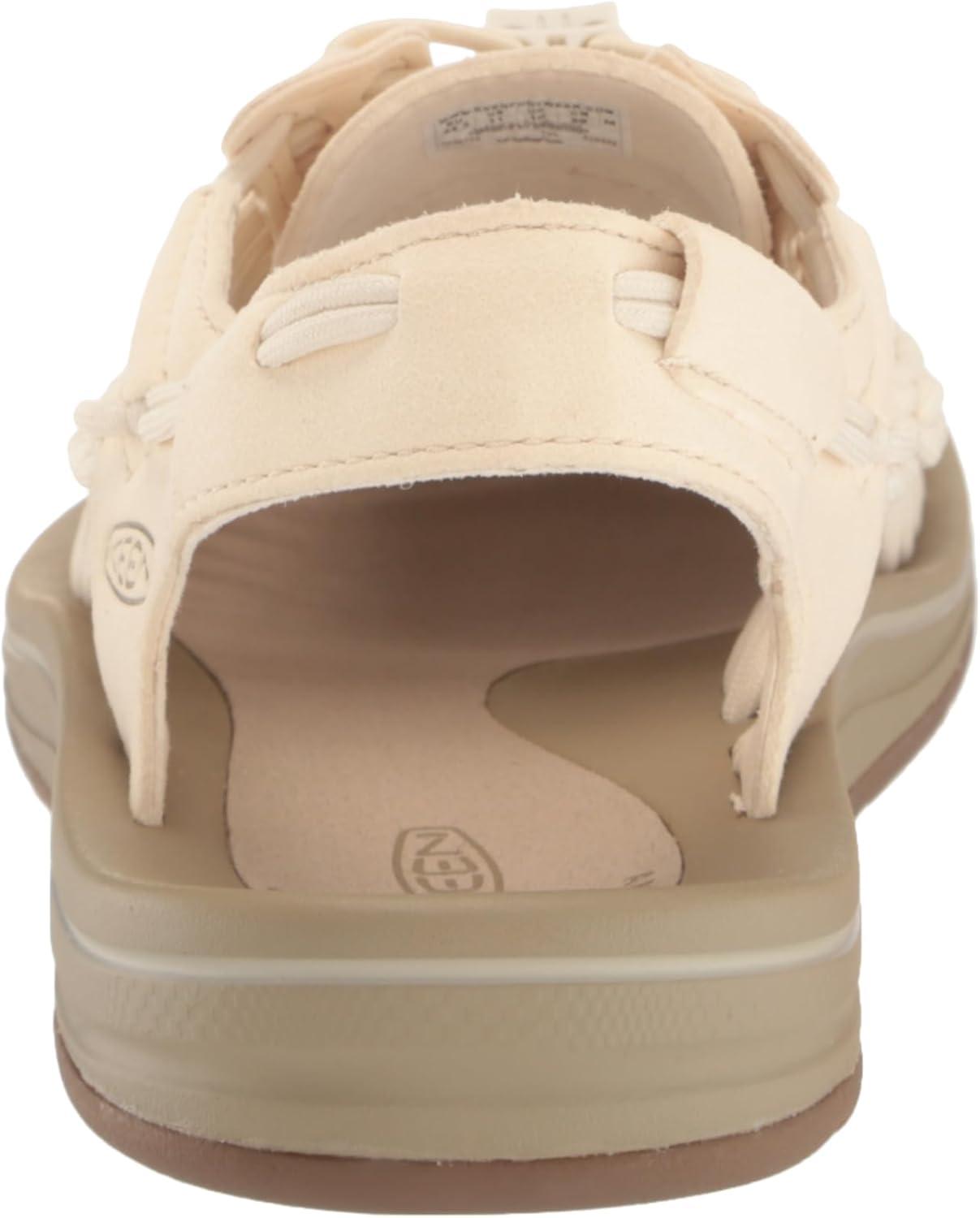 imageKEEN Mens Uneek Classic Two Cord SandalsWhite CapCornstalk