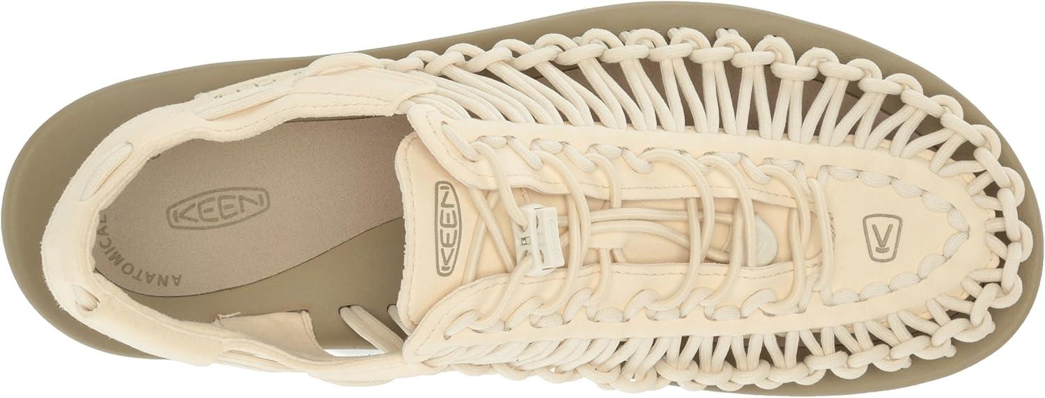 imageKEEN Mens Uneek Classic Two Cord SandalsWhite CapCornstalk