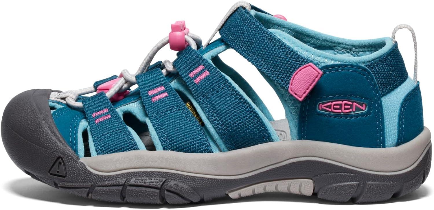 imageKEEN UnisexChild Newport H2 Closed Toe Water SandalsLegion BlueHot Pink