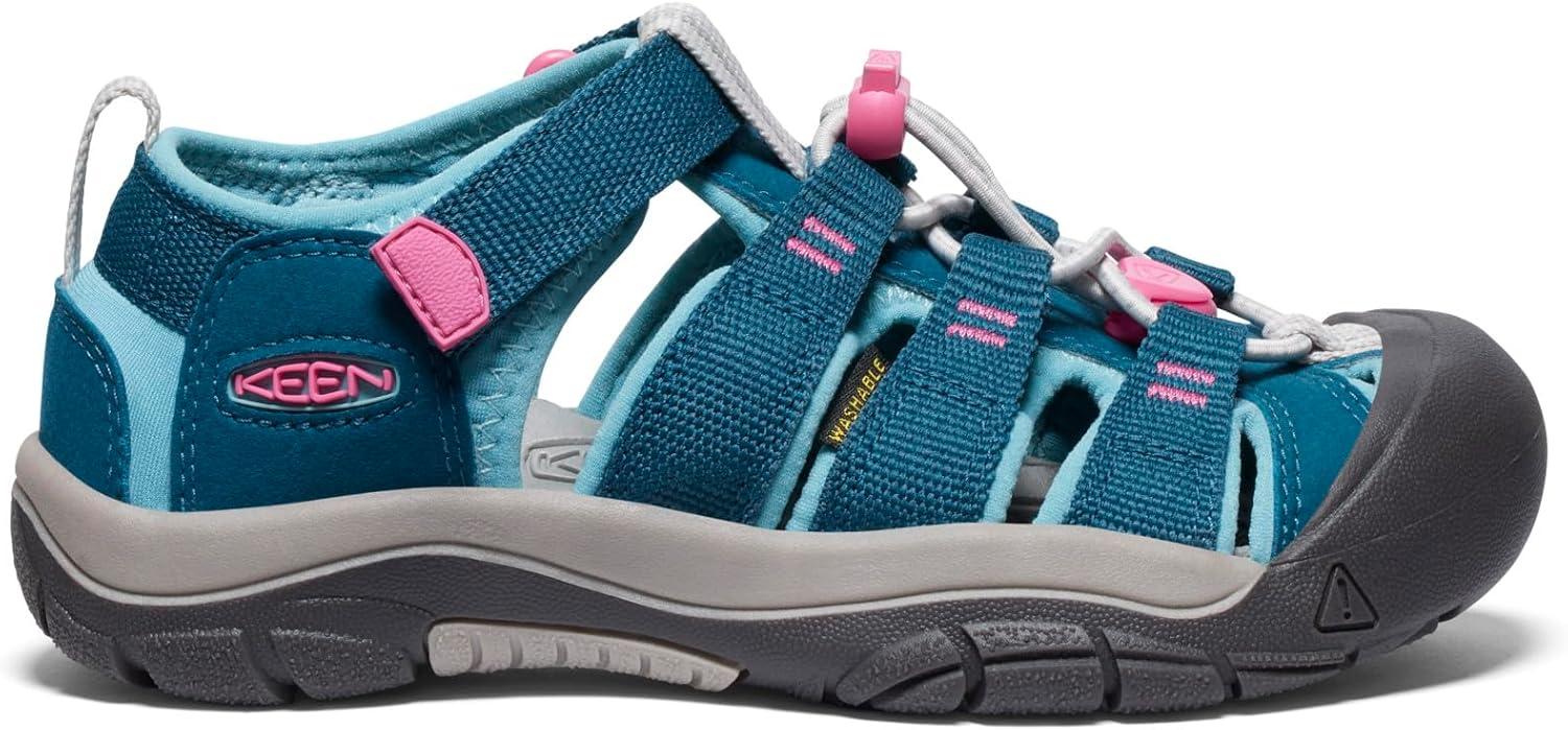 imageKEEN UnisexChild Newport H2 Closed Toe Water SandalsLegion BlueHot Pink
