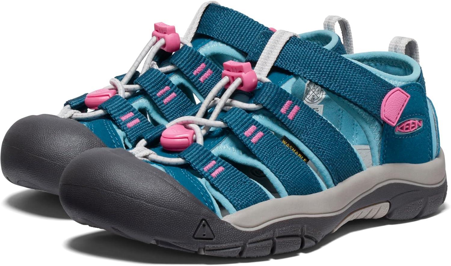 imageKEEN UnisexChild Newport H2 Closed Toe Water SandalsLegion BlueHot Pink