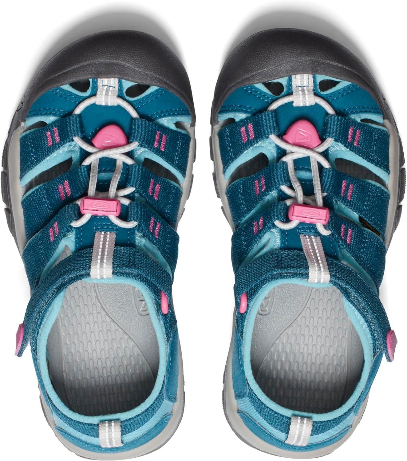 imageKEEN UnisexChild Newport H2 Closed Toe Water SandalsLegion BlueHot Pink