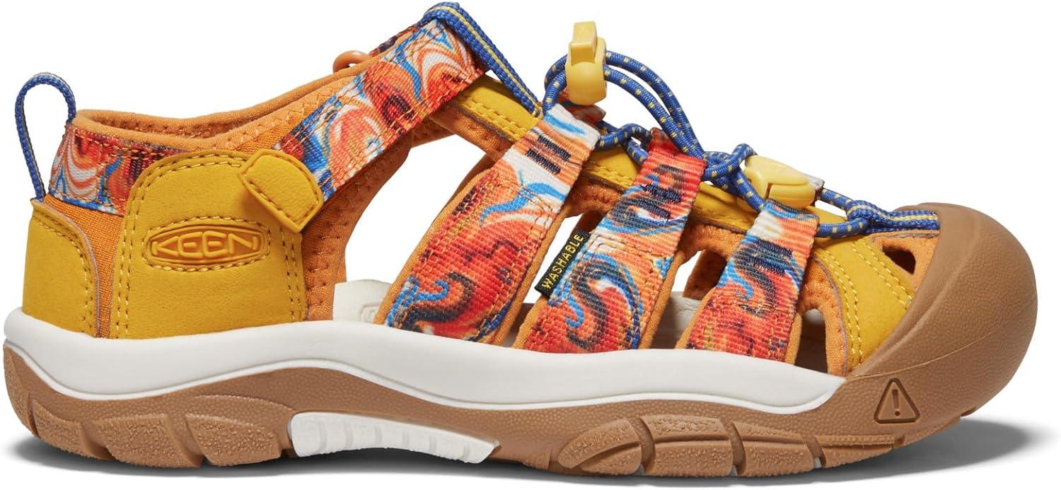 imageKEEN UnisexChild Newport H2 Closed Toe Water SandalsOrange PeelYellow