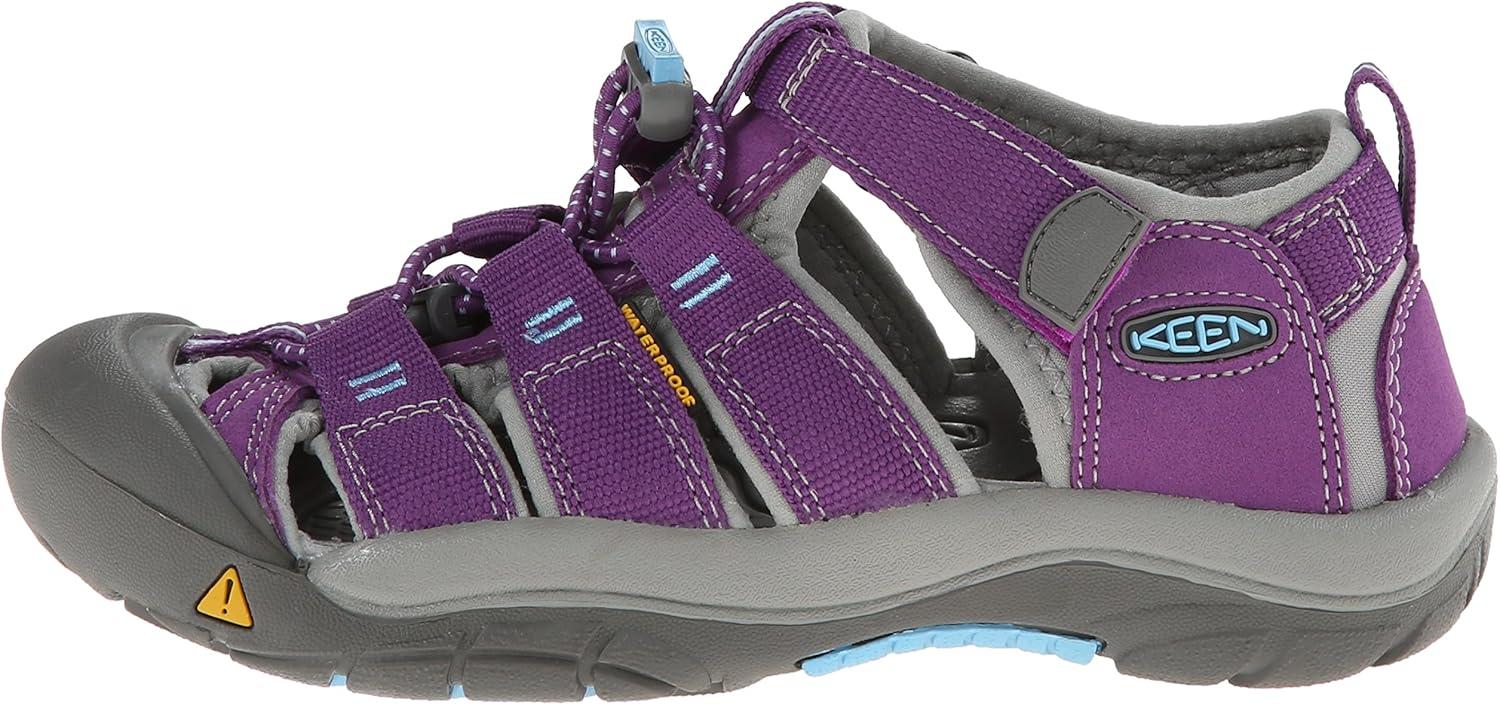 imageKEEN UnisexChild Newport H2 Closed Toe Water SandalsPurple MagicBlue Grotto