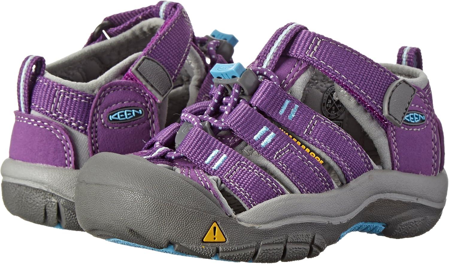 imageKEEN UnisexChild Newport H2 Closed Toe Water SandalsPurple MagicBlue Grotto