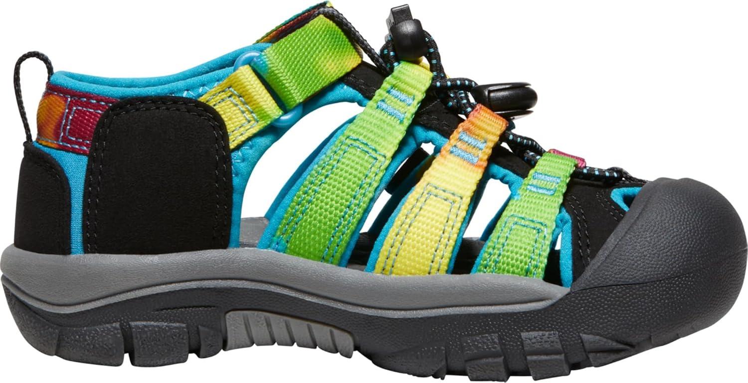 imageKEEN UnisexChild Newport H2 Closed Toe Water SandalsRainbow Tie Dye